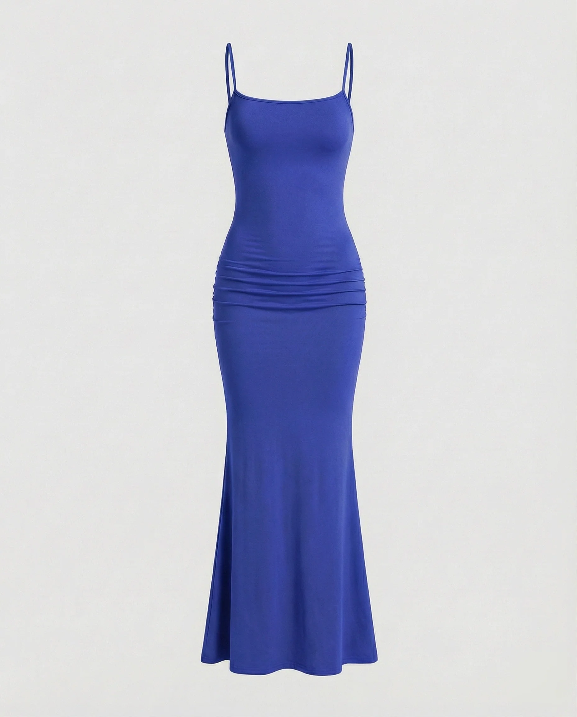 Damen Maxikleid mit eckigem Ausschnitt und Trompetensaum - Image 15