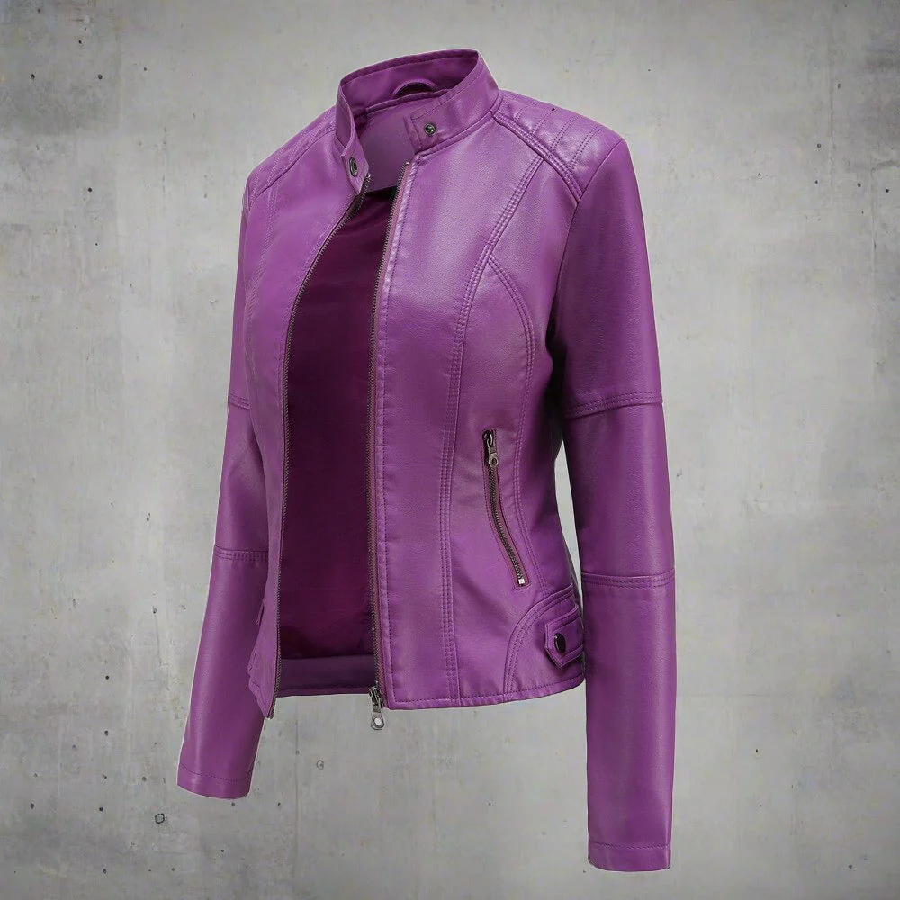 Stilvolle Damen-jacke mit Reißverschlusstaschen - Image 12