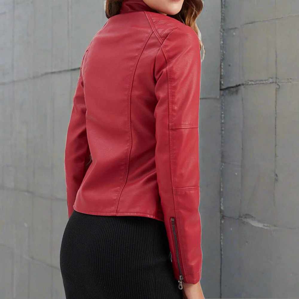Stilvolle Damen-jacke mit Reißverschlusstaschen - Image 3