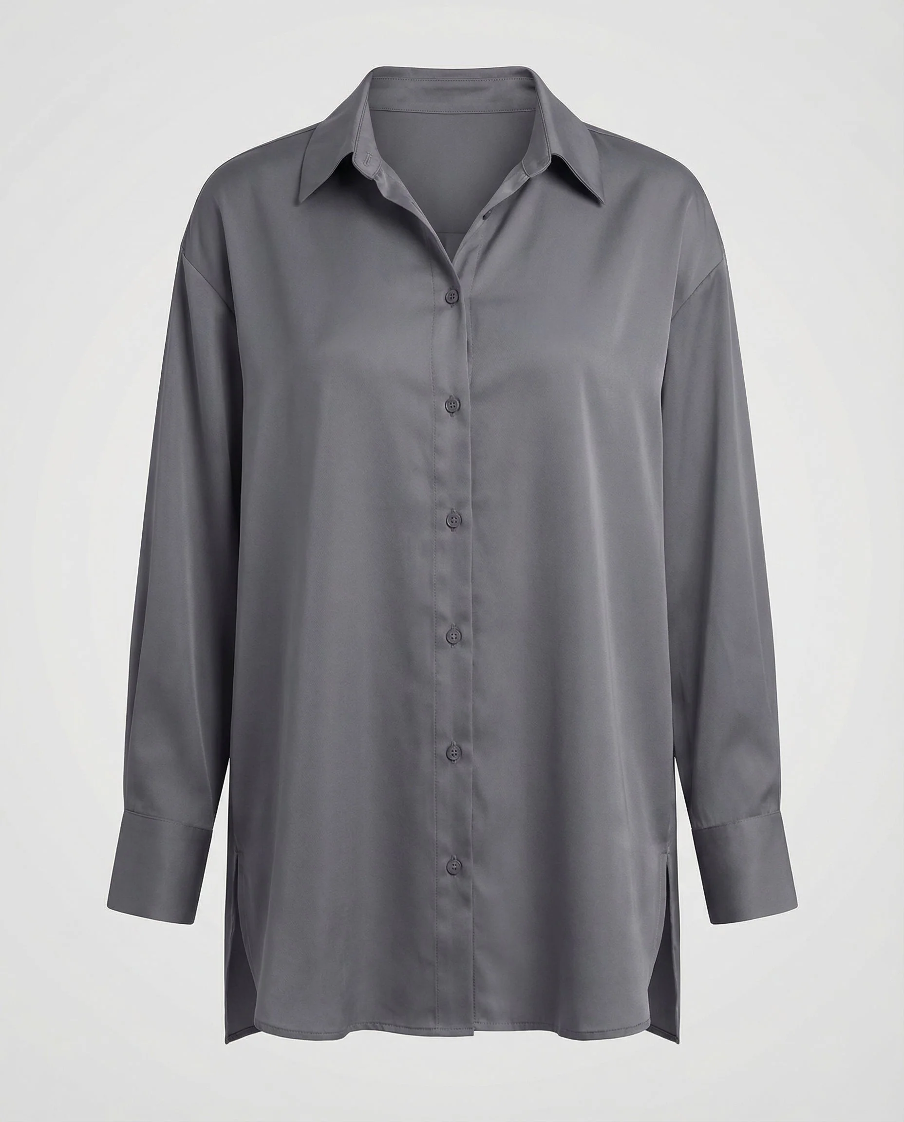Stylisches Oversize-Shirt mit hochgekrempelten Ärmeln - Image 11