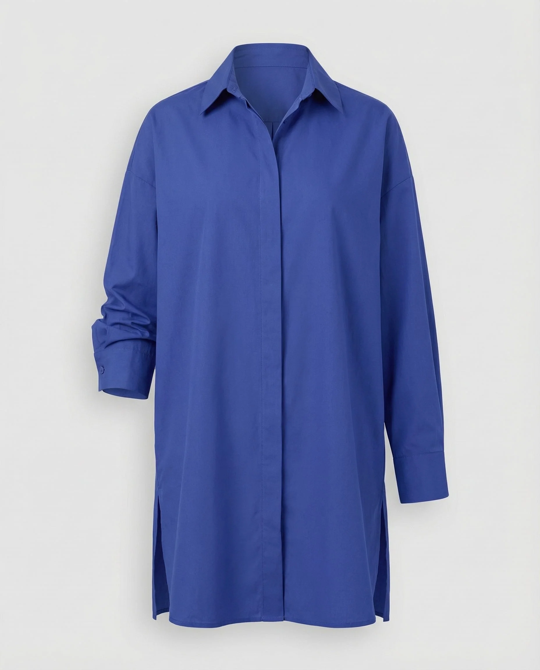 Stylisches Oversize-Shirt mit hochgekrempelten Ärmeln - Image 12
