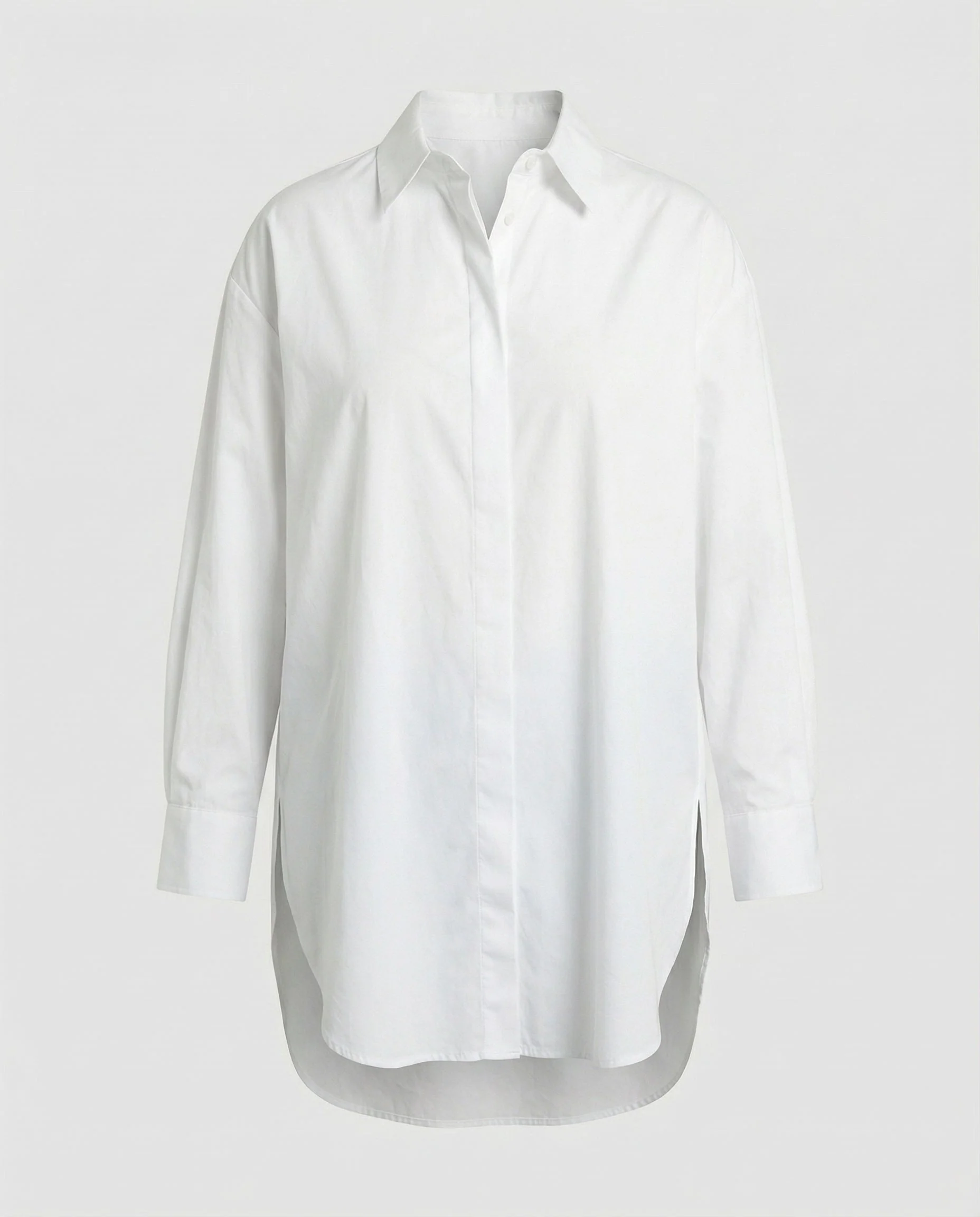 Stylisches Oversize-Shirt mit hochgekrempelten Ärmeln - Image 5