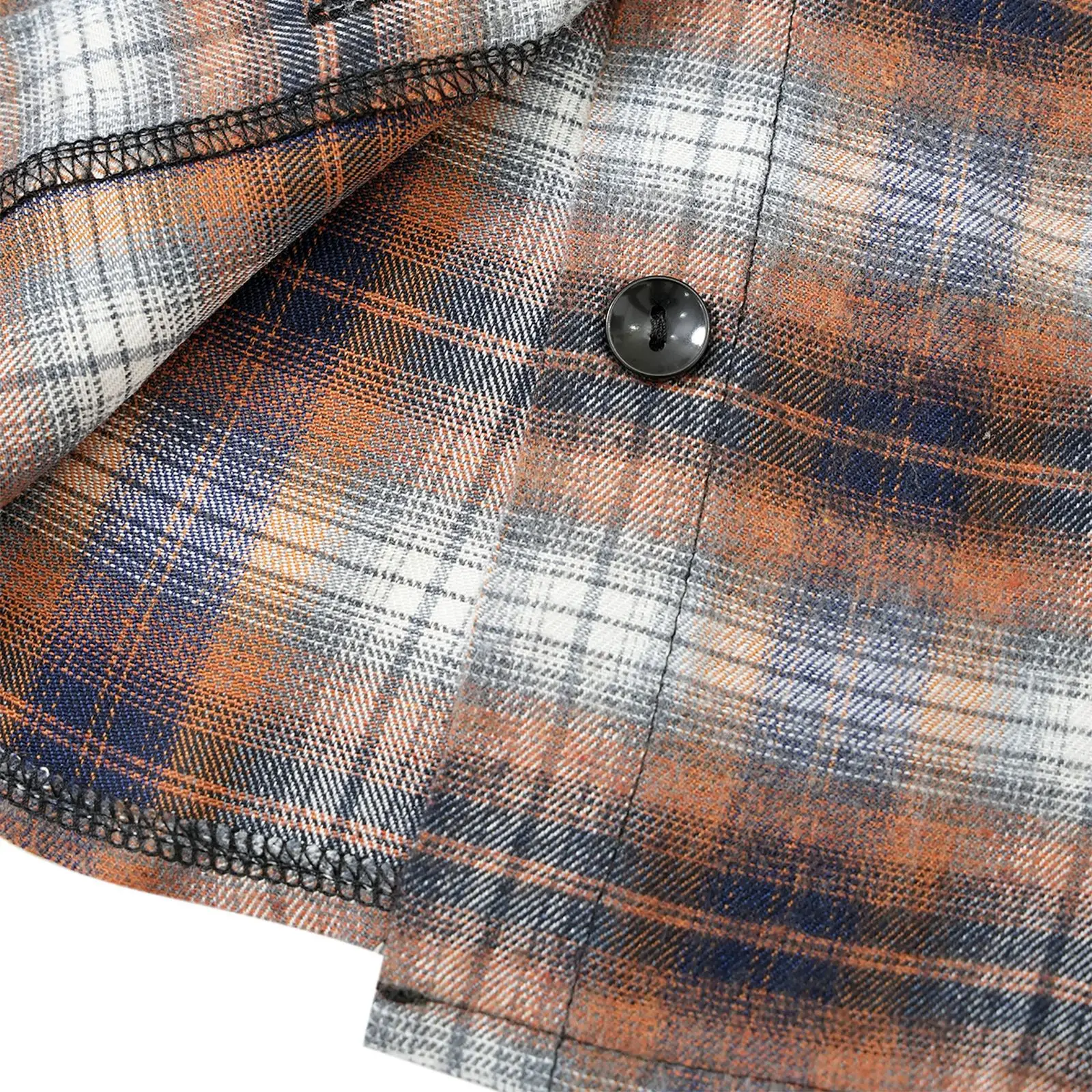 Kariertes Hemdkleid mit Gürtel und Knopfdetails - Image 15
