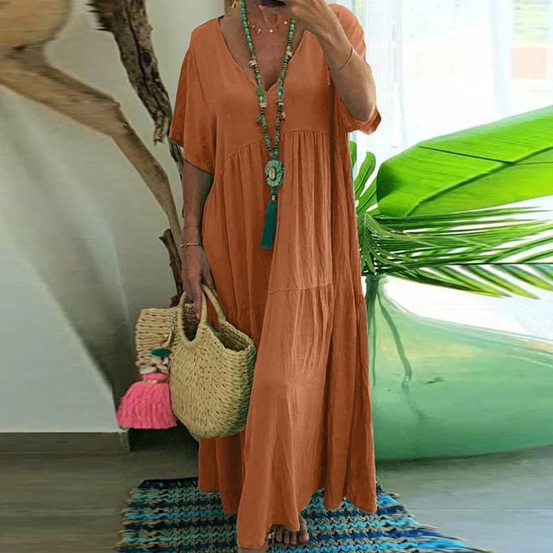 Lässiges langes Kleid für Damen - Image 3