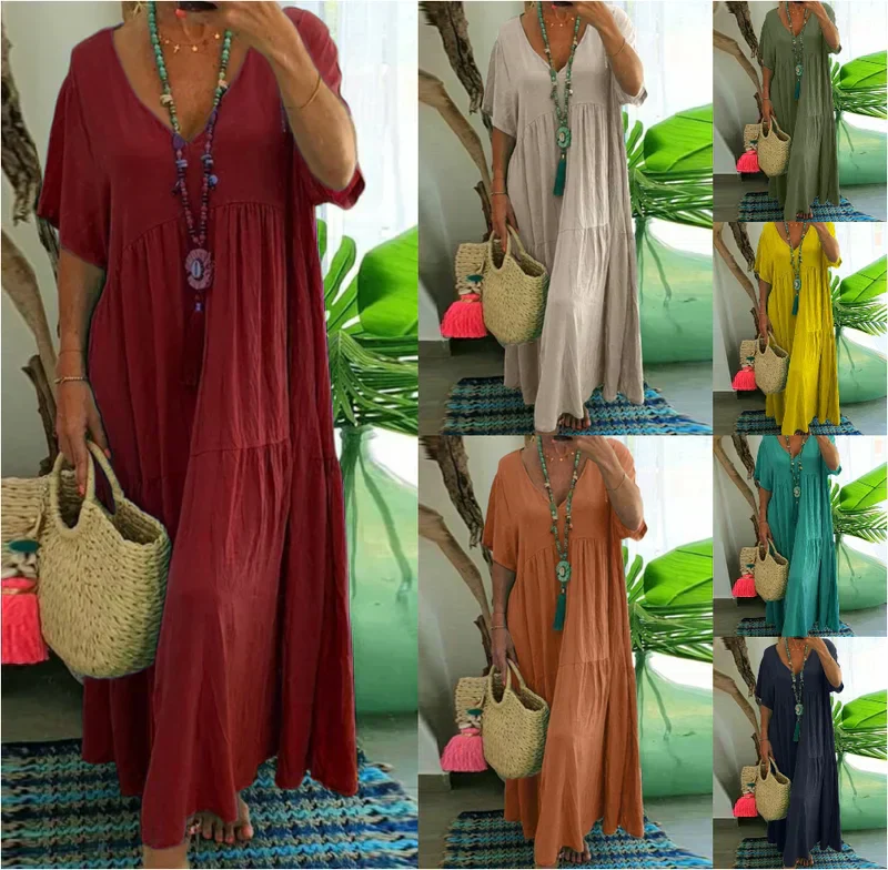 Lässiges langes Kleid für Damen - Image 7