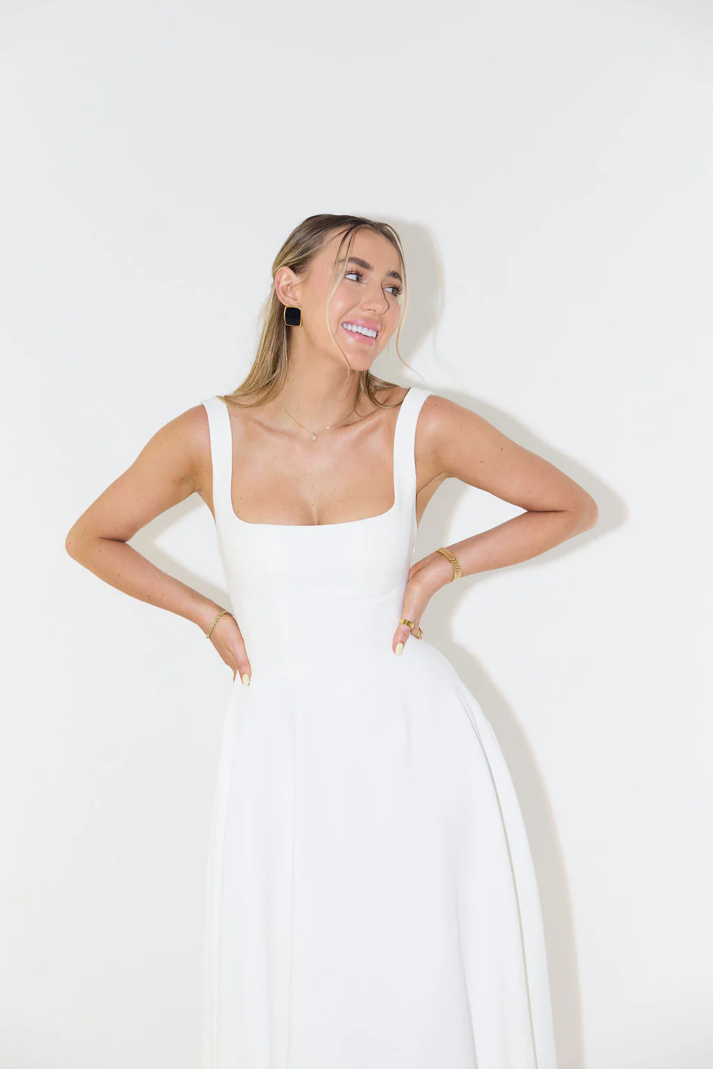 Midikleid mit quadratischem Ausschnitt - Image 2