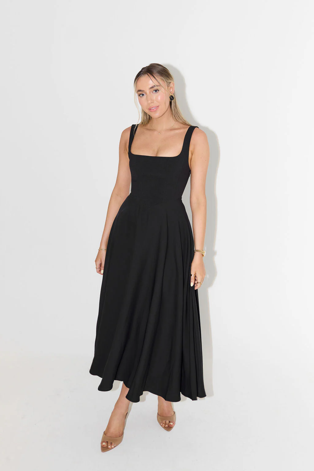 Midikleid mit quadratischem Ausschnitt - Image 6