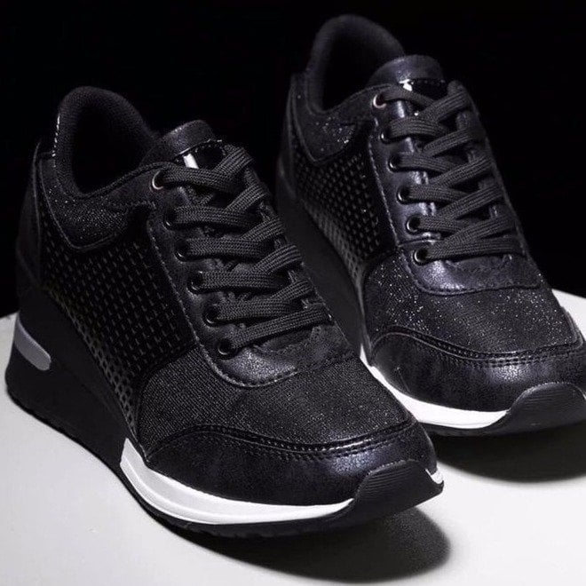 High-Heel-Sneaker mit Keilabsatz - Image 3