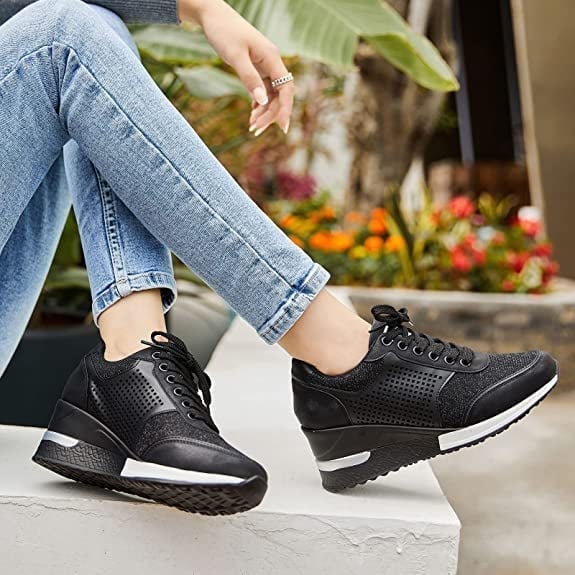 High-Heel-Sneaker mit Keilabsatz - Image 6