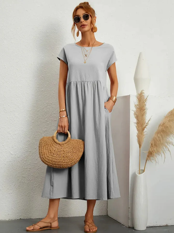 Sommerliches, lockeres, schlichtes Kleid - Image 2