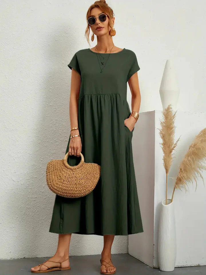 Sommerliches, lockeres, schlichtes Kleid - Image 7