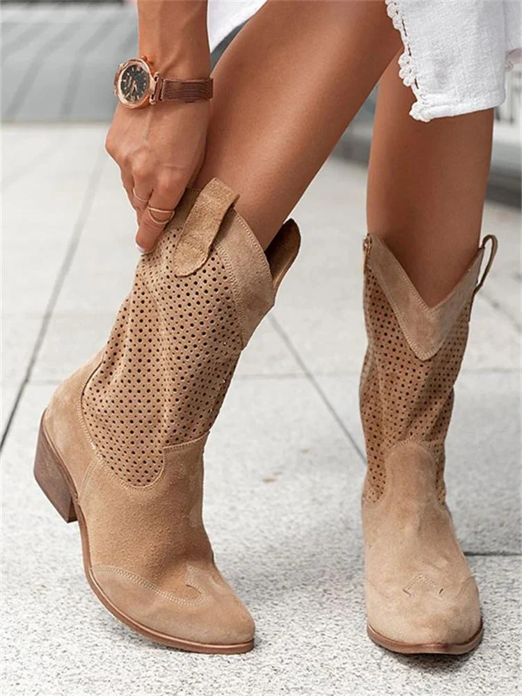 Heidi-Mode | Atmungsaktive Cowboy-Stiefel für Damen Komfortabel & Trendy - Image 3