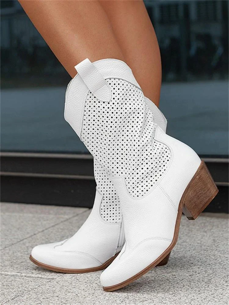 Heidi-Mode | Atmungsaktive Cowboy-Stiefel für Damen Komfortabel & Trendy - Image 4