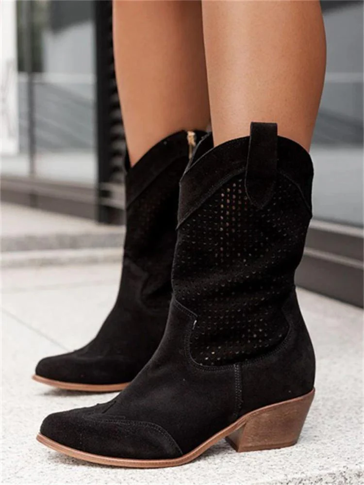 Heidi-Mode | Atmungsaktive Cowboy-Stiefel für Damen Komfortabel & Trendy - Image 5