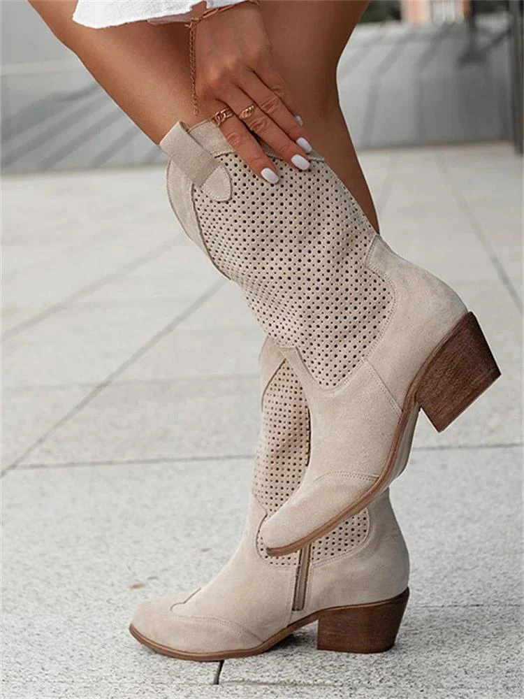 Heidi-Mode | Atmungsaktive Cowboy-Stiefel für Damen Komfortabel & Trendy - Image 6