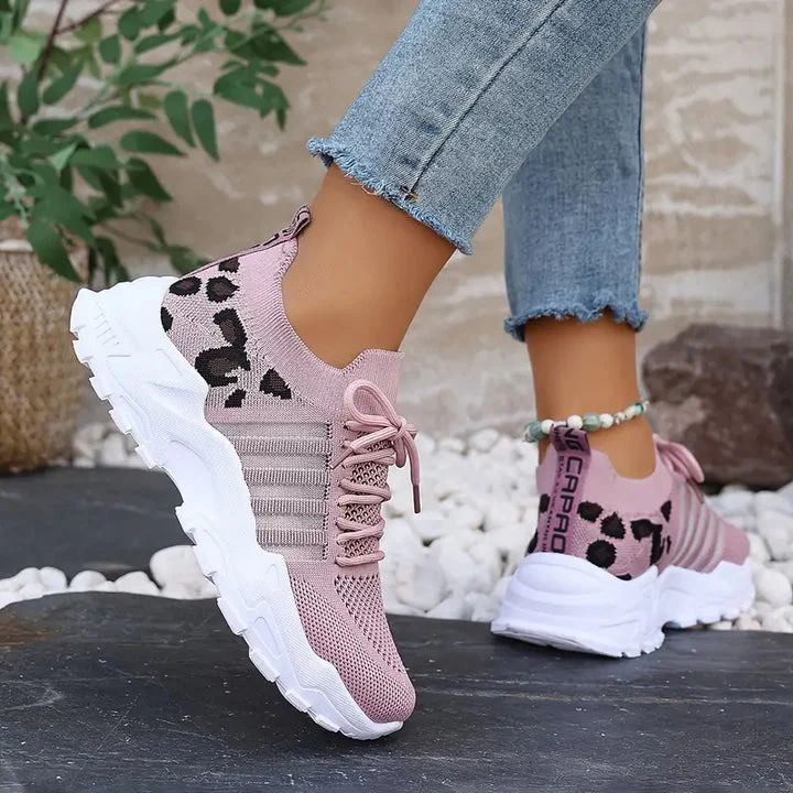 Atmungsaktive Sneaker mit Leopardenmuster - Image 2