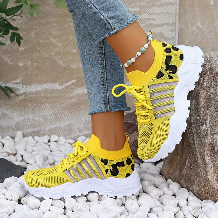 Atmungsaktive Sneaker mit Leopardenmuster - Image 4