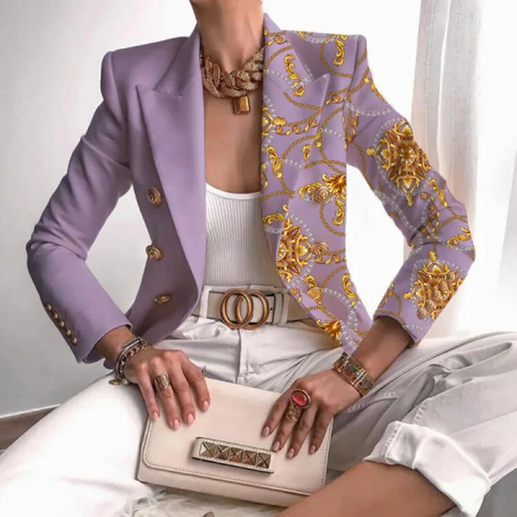 Heidi-Mode | Blazer Gedruckt In Der Taille - Image 3