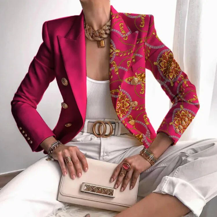 Heidi-Mode | Blazer Gedruckt In Der Taille - Image 4