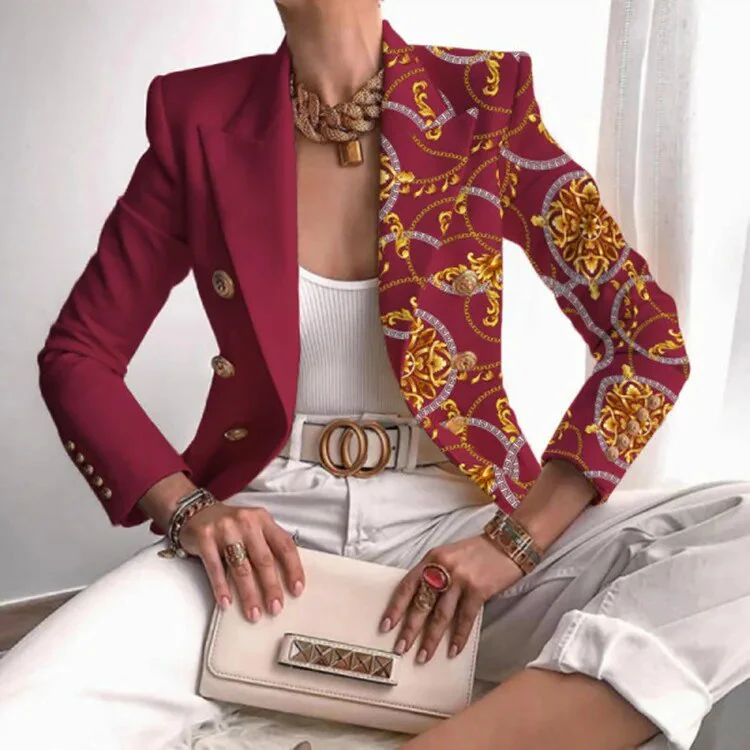Heidi-Mode | Blazer Gedruckt In Der Taille - Image 5