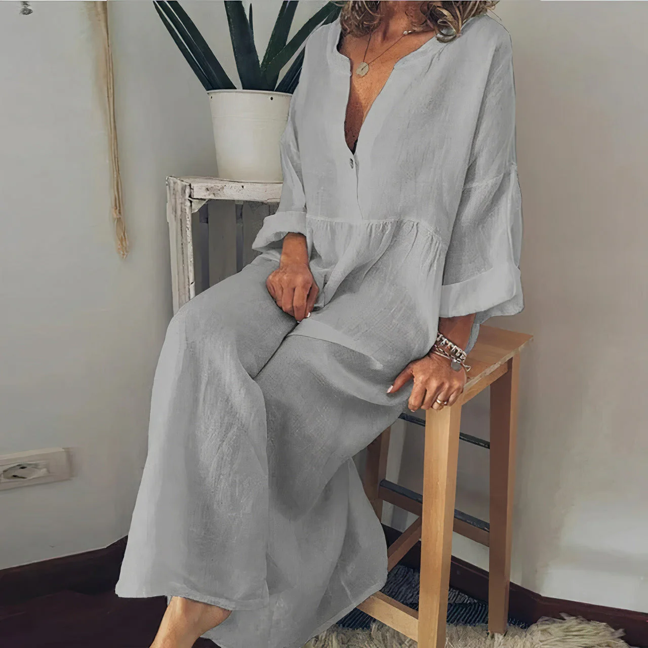 Bluse Kleid - Image 3
