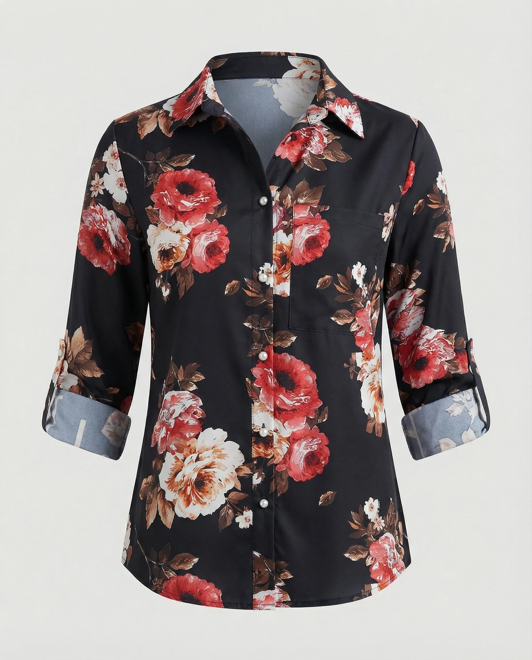 Heidi-Mode | Bluse mit Umlegekragen - Image 11