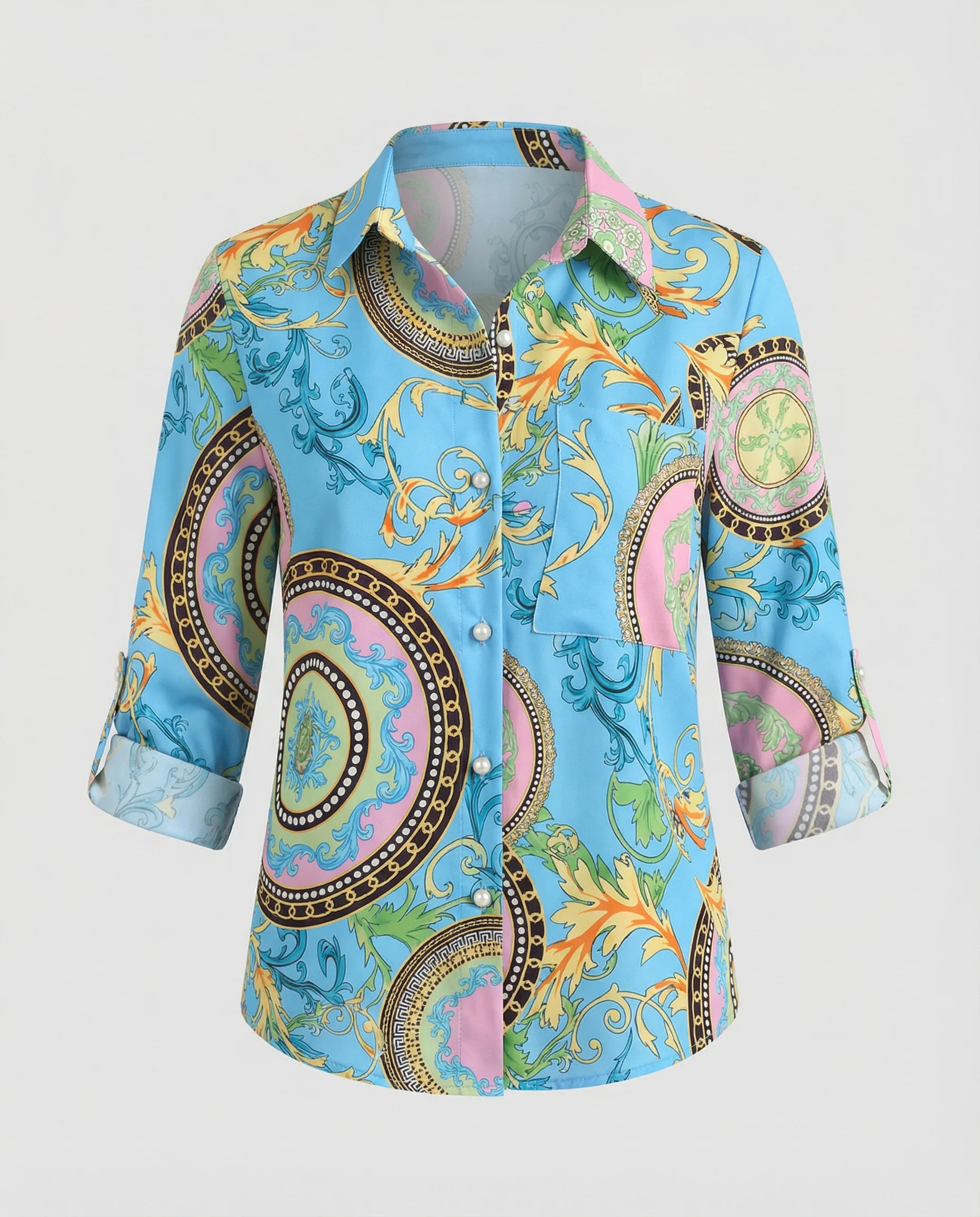 Heidi-Mode | Bluse mit Umlegekragen - Image 13
