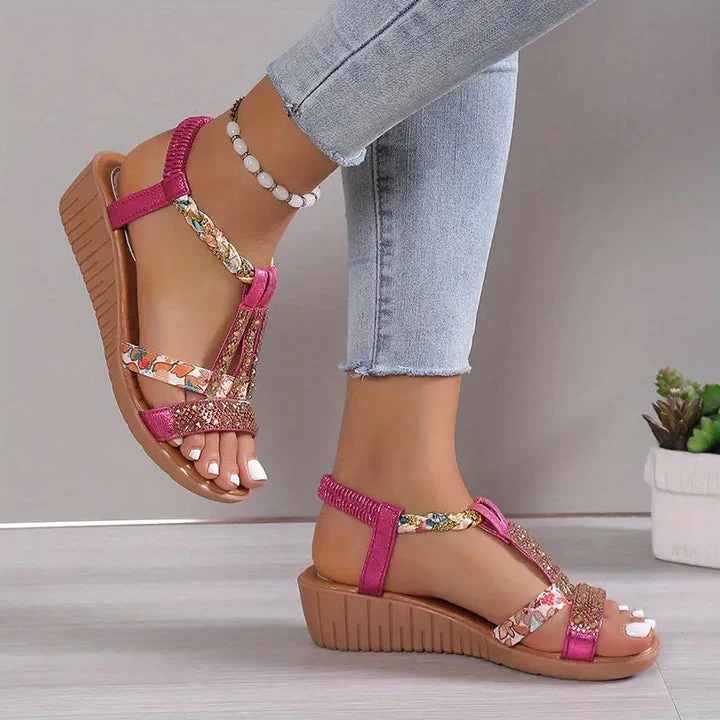 Boho geflochtene Keile - Image 3