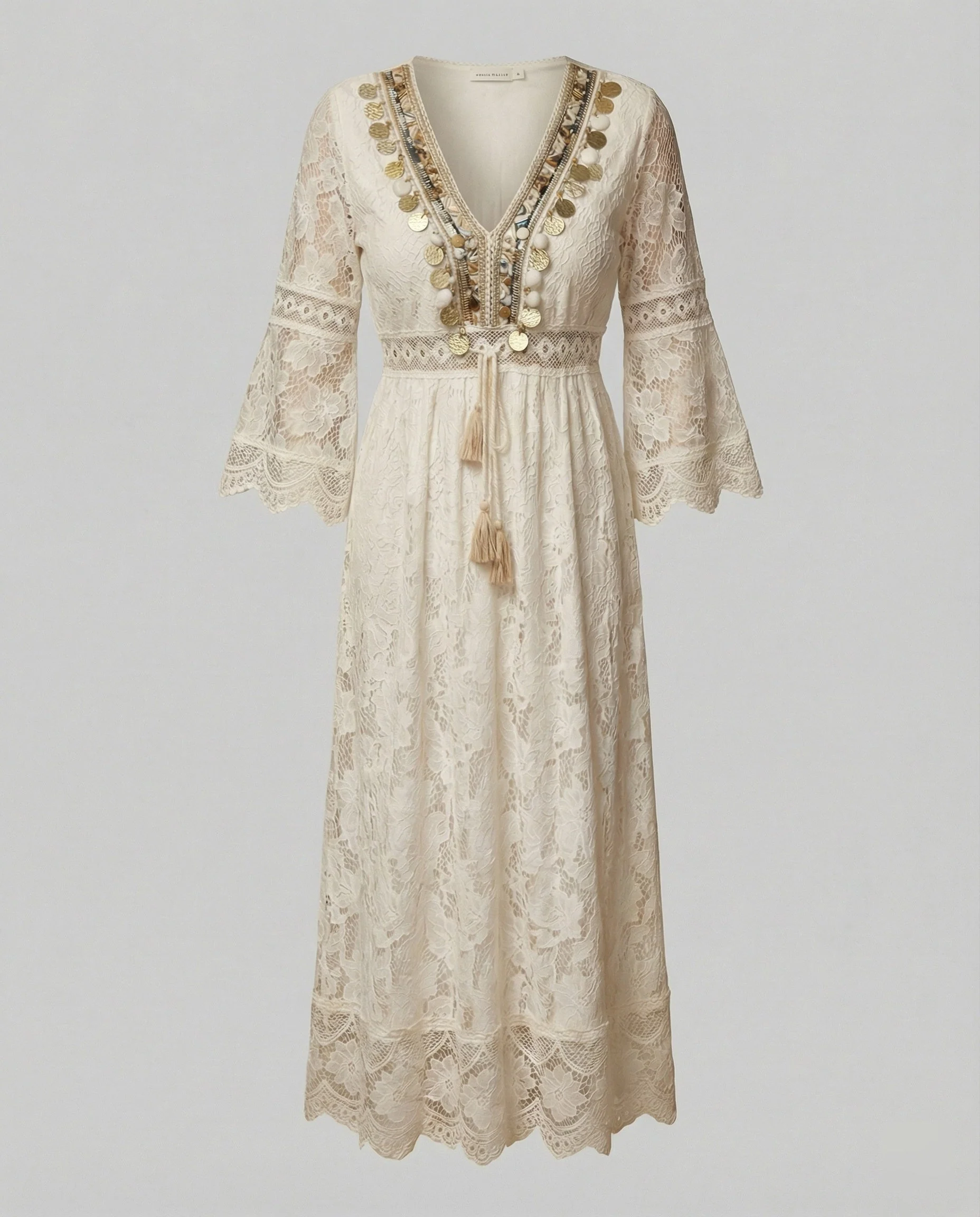 Boho jurk met lange mouwen - Image 6