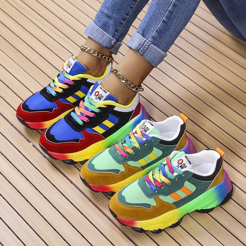 Bunte grobe Sneaker - Image 3
