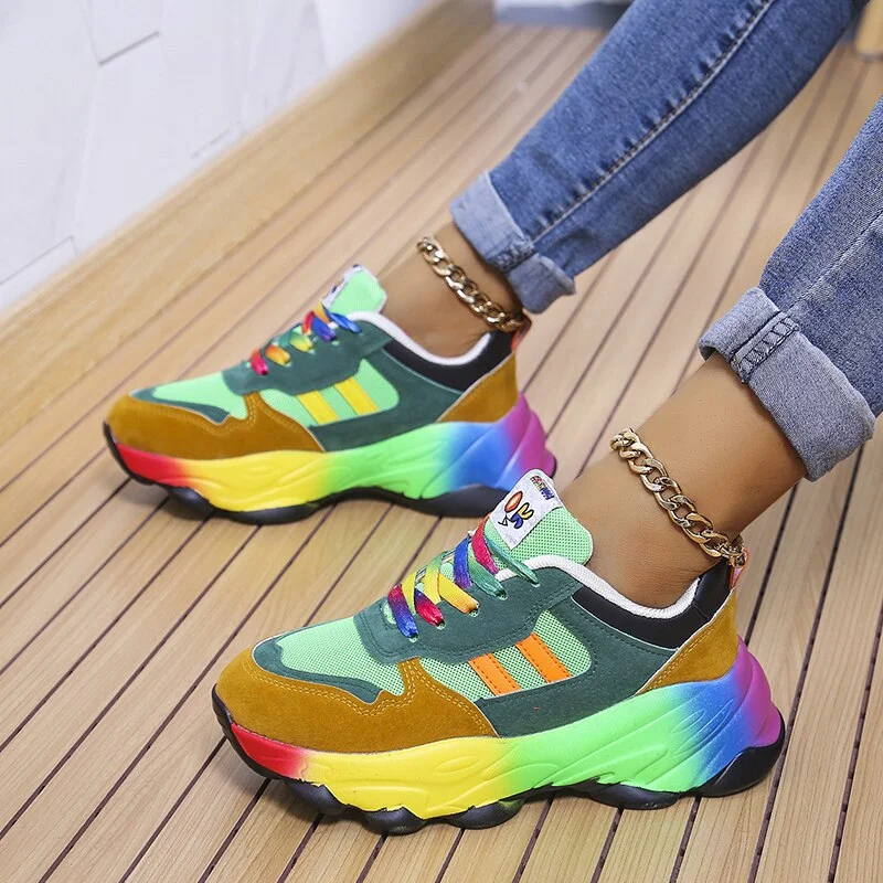 Bunte grobe Sneaker - Image 5