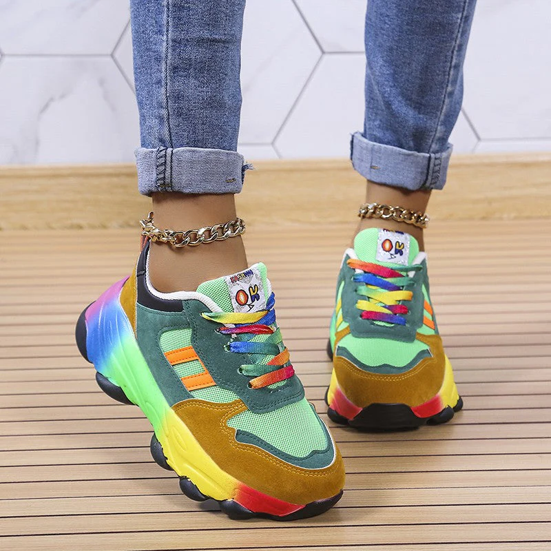 Bunte grobe Sneaker - Image 8
