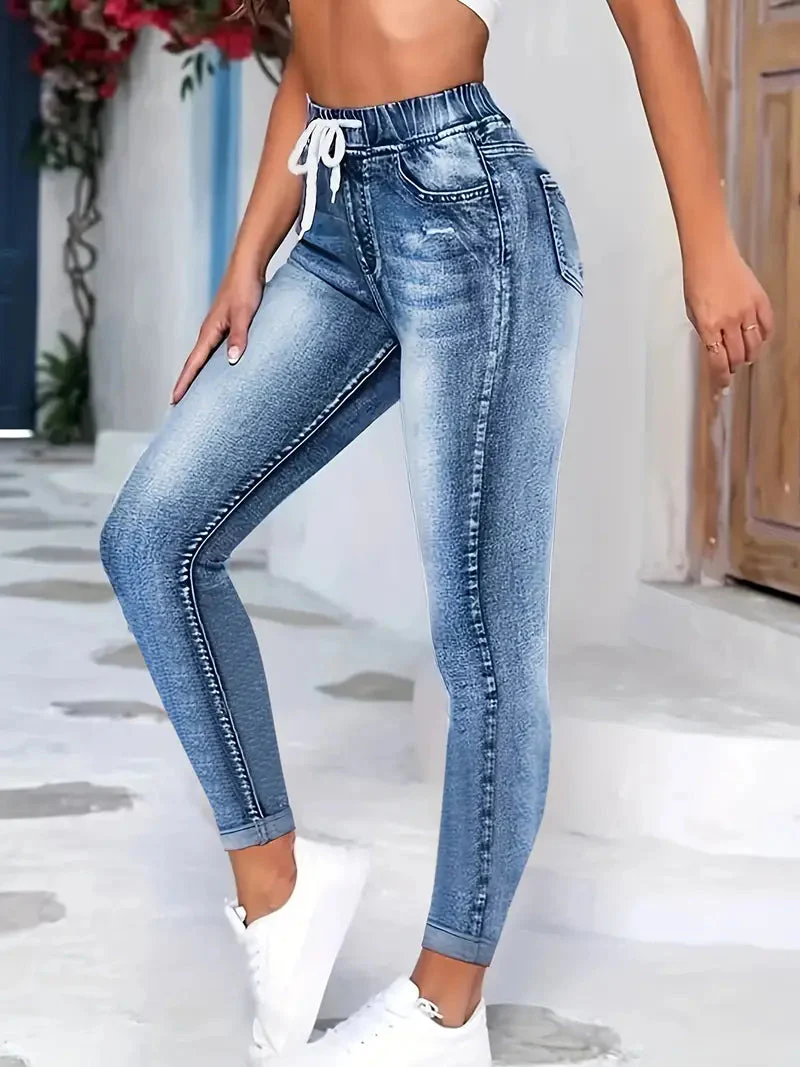 Lässige, schmale Leggings - Image 2