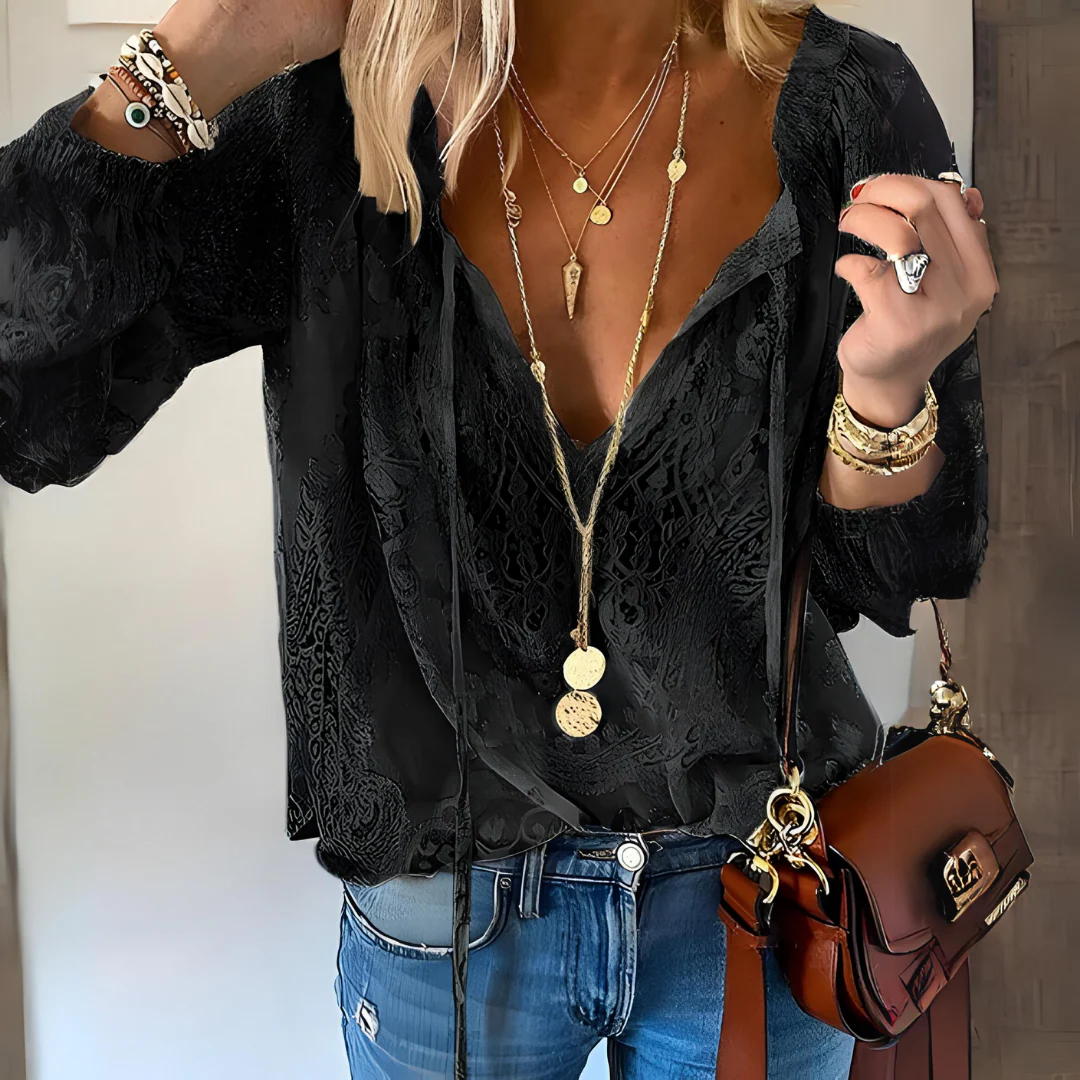 Heidi-Mode | Häkelte Boho-Bluse für Damen - Image 3