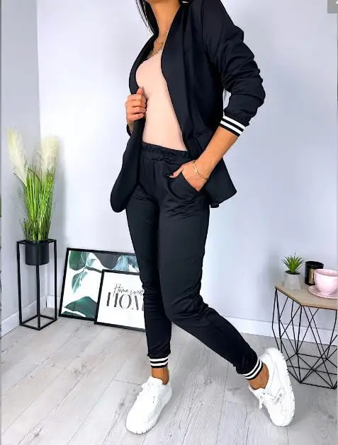Heidi-Mode | Damen Doppelreiher Blazer Hosenanzug - Image 2
