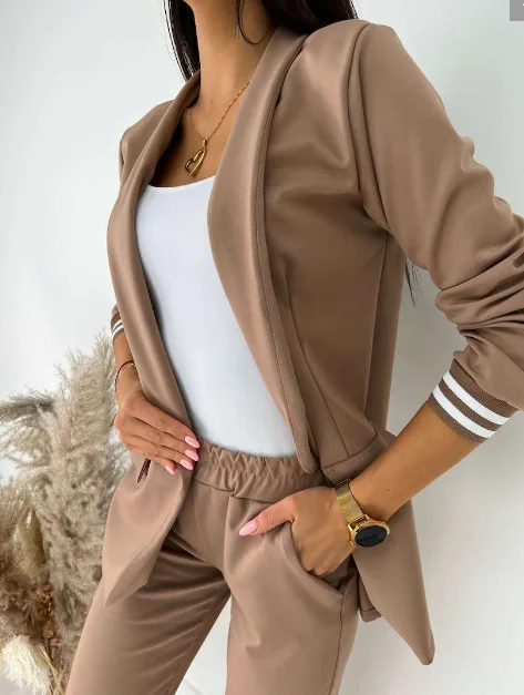 Heidi-Mode | Damen Doppelreiher Blazer Hosenanzug - Image 3