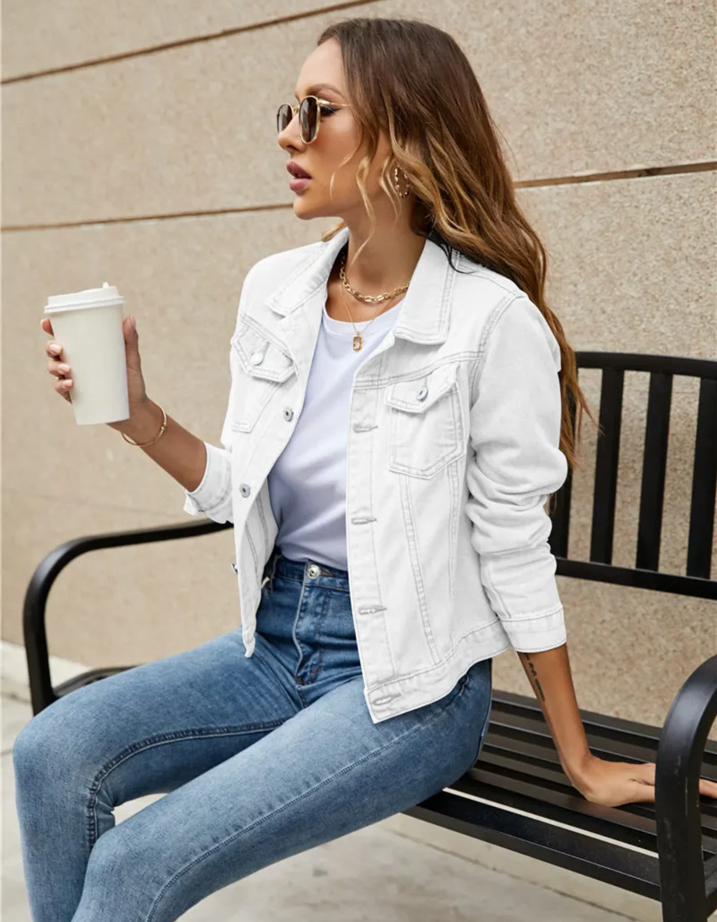 Heidi-Mode | Damen Elegant Sommerjacke Schwarz - Image 7