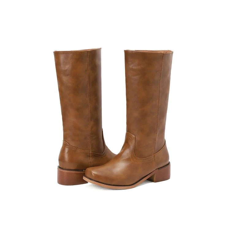 Heidi-Mode | Damen Plateau Stiefel Bequeme - Image 3