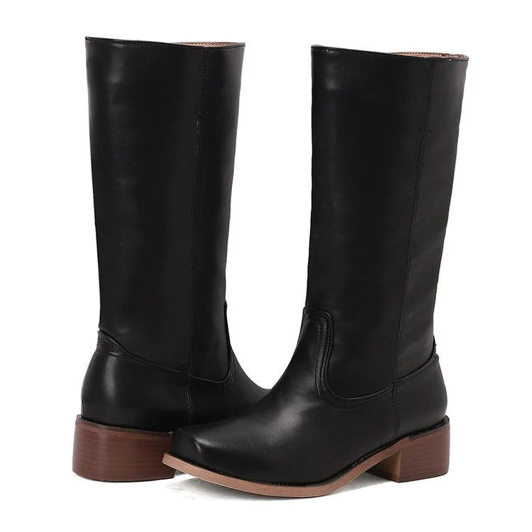 Heidi-Mode | Damen Plateau Stiefel Bequeme - Image 4