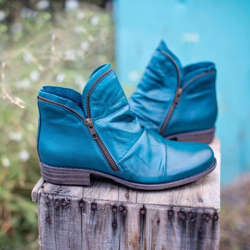 Heidi-Mode | Damen Schwarz Stiefeletten Wasserdicht - Image 2
