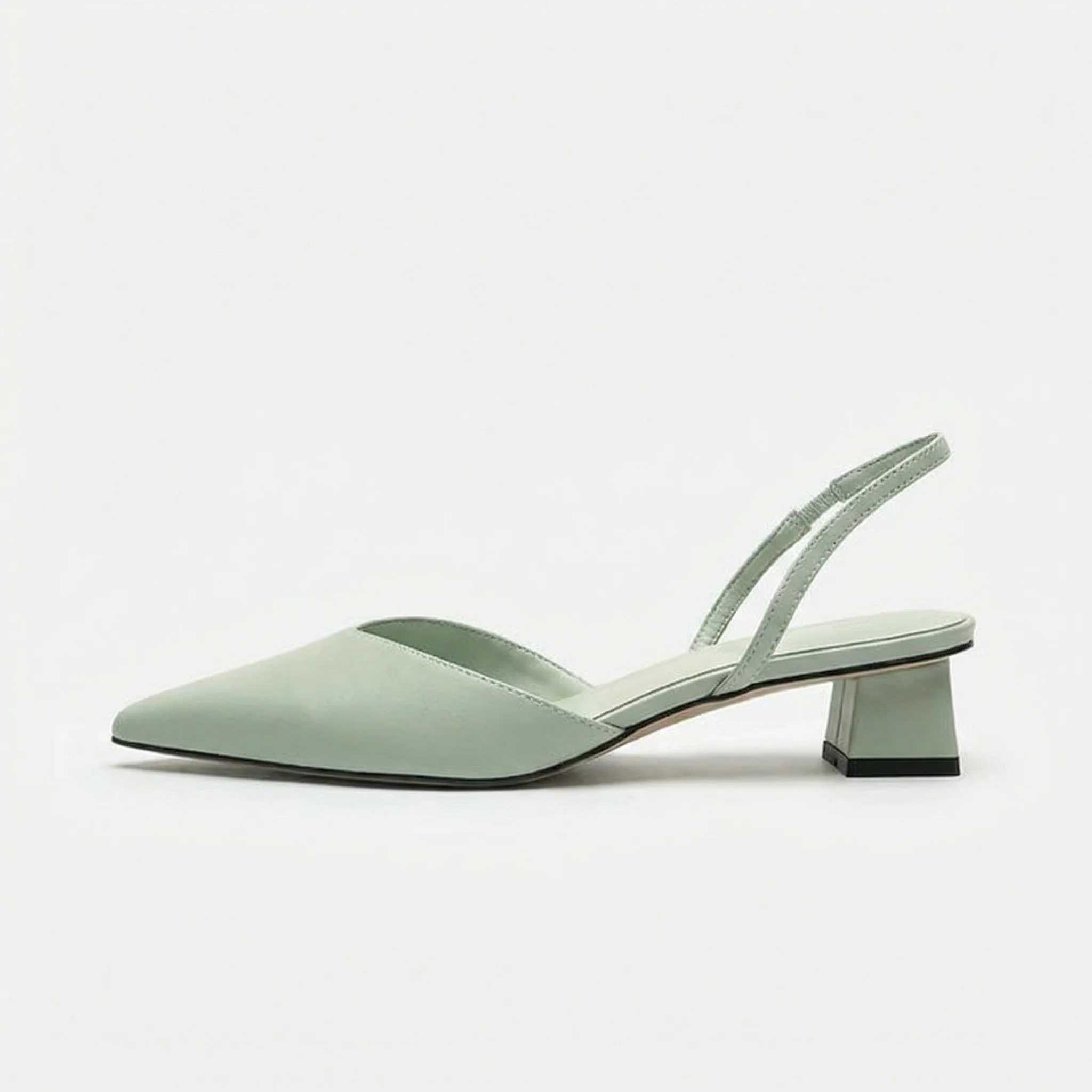 Heidi-ModeMode Damen Slingback Pumps Spitz Geschlossen mit Absatz - Image 10