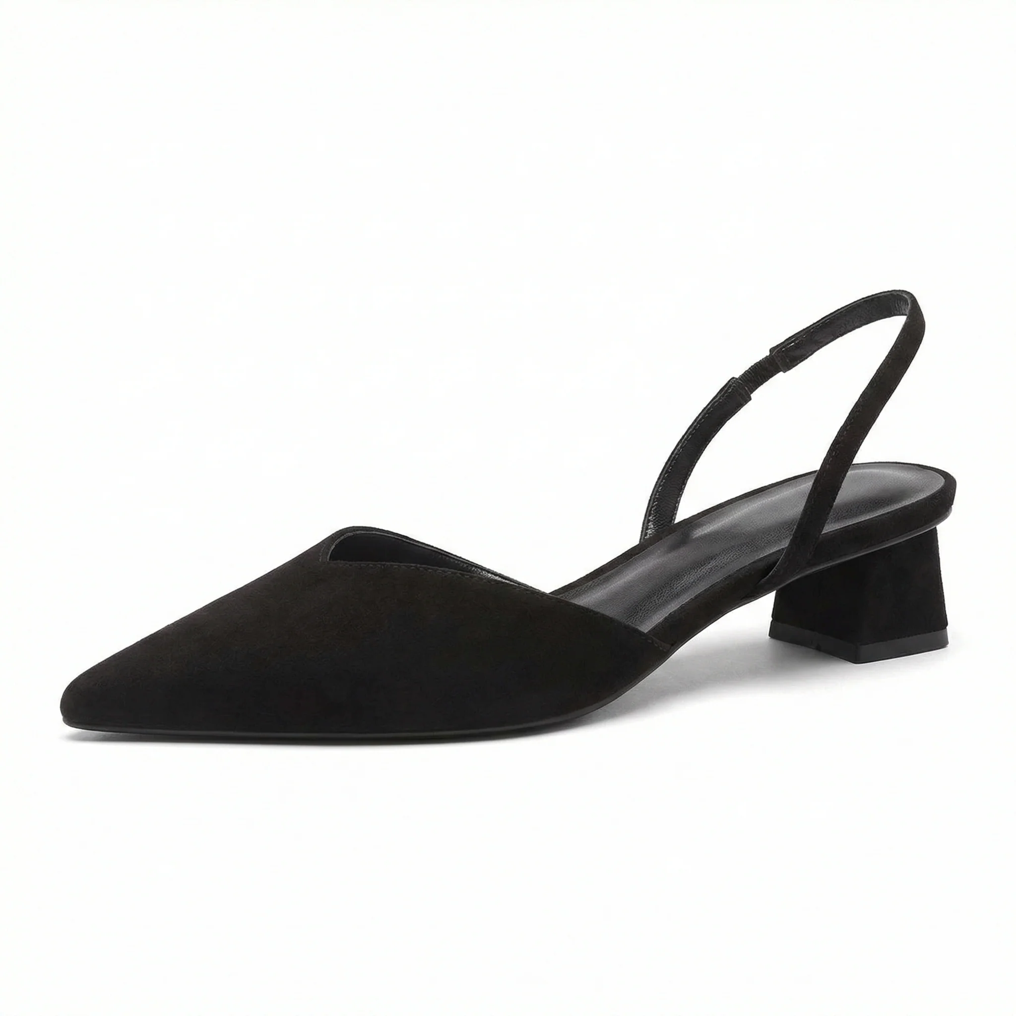 Heidi-ModeMode Damen Slingback Pumps Spitz Geschlossen mit Absatz - Image 12