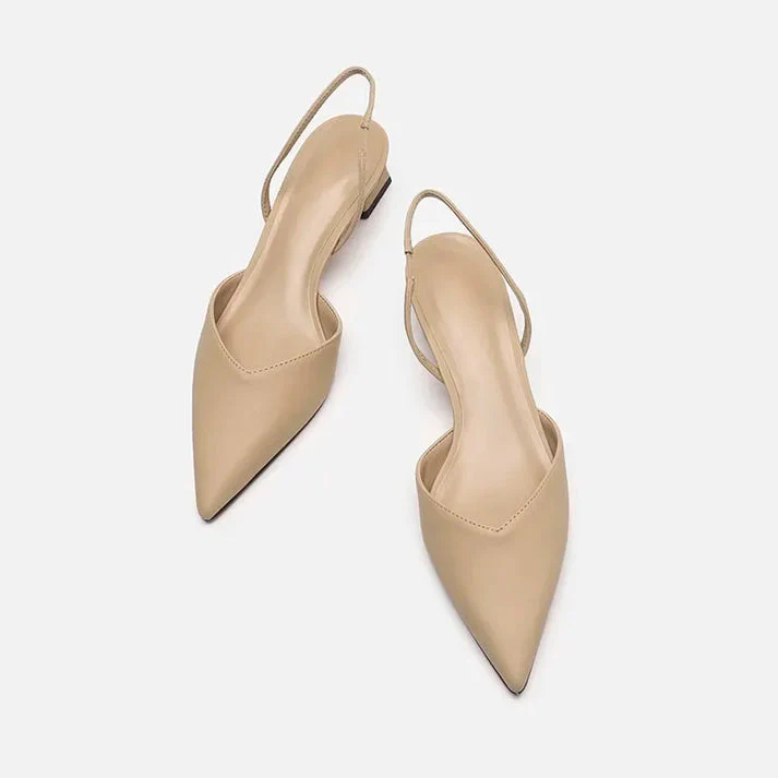 Heidi-ModeMode Damen Slingback Pumps Spitz Geschlossen mit Absatz - Image 5