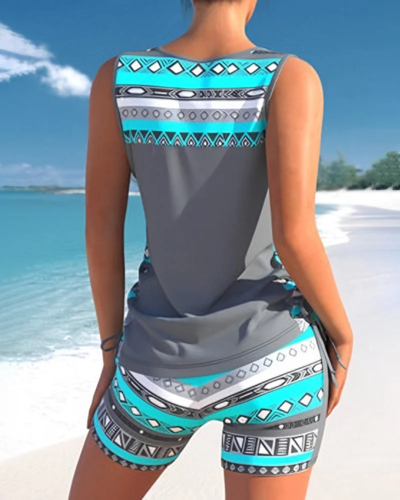 Heidi-Mode | Druck Tankini Set - Image 2