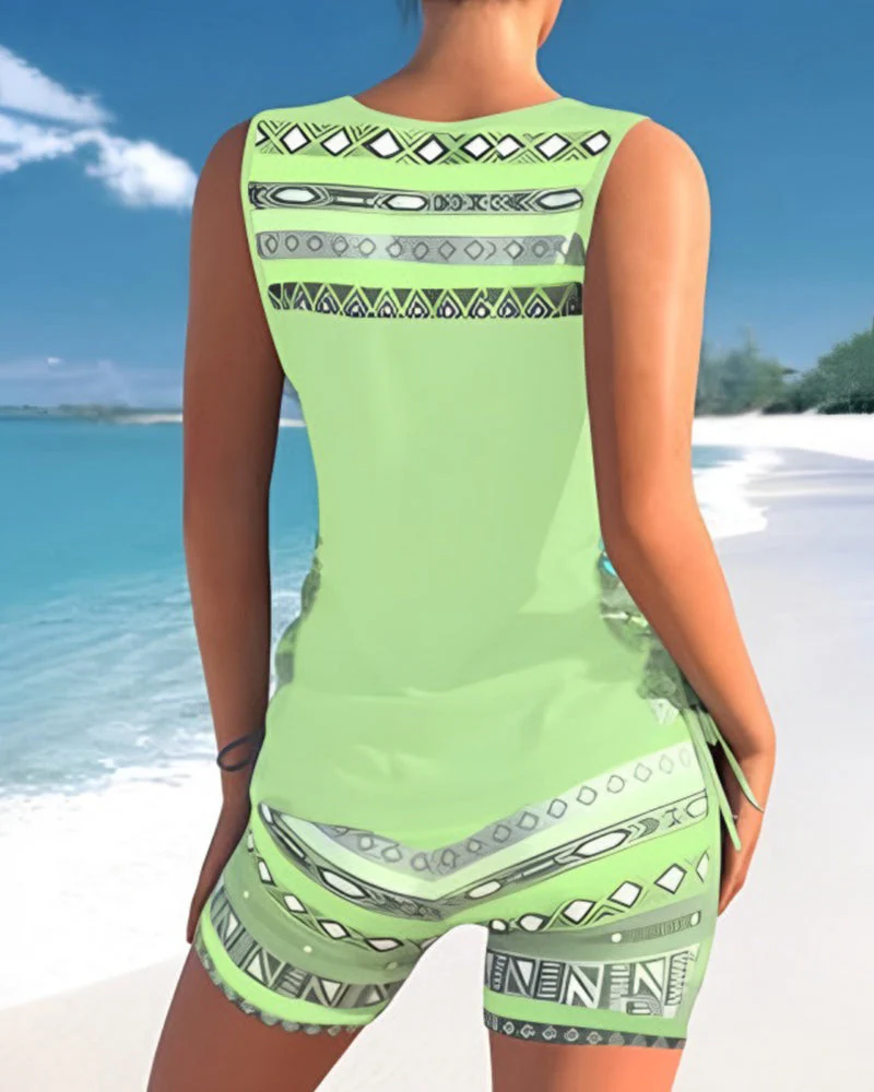Heidi-Mode | Druck Tankini Set - Image 3