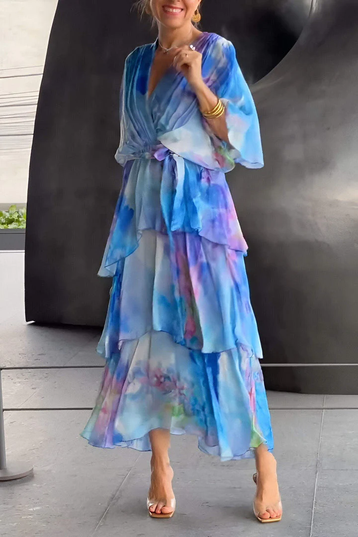 Elegante Chiffon Kleid - Image 2