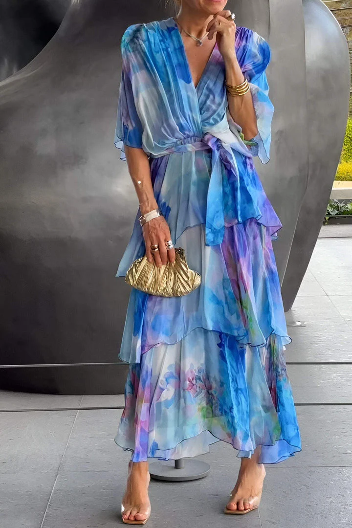 Elegante Chiffon Kleid - Image 3