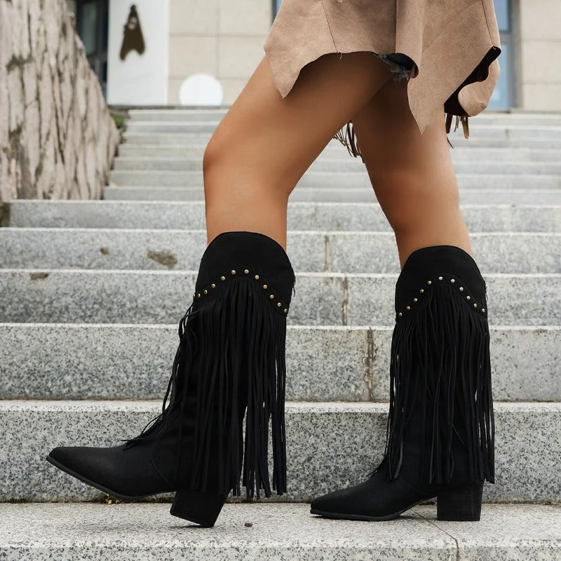 Heidi-Mode | Elegante Cowboy-Stiefel für Damen - Image 3