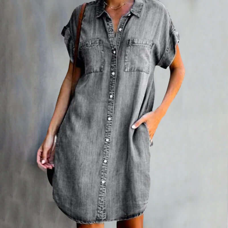 Elegante Jeanskleid - Image 2