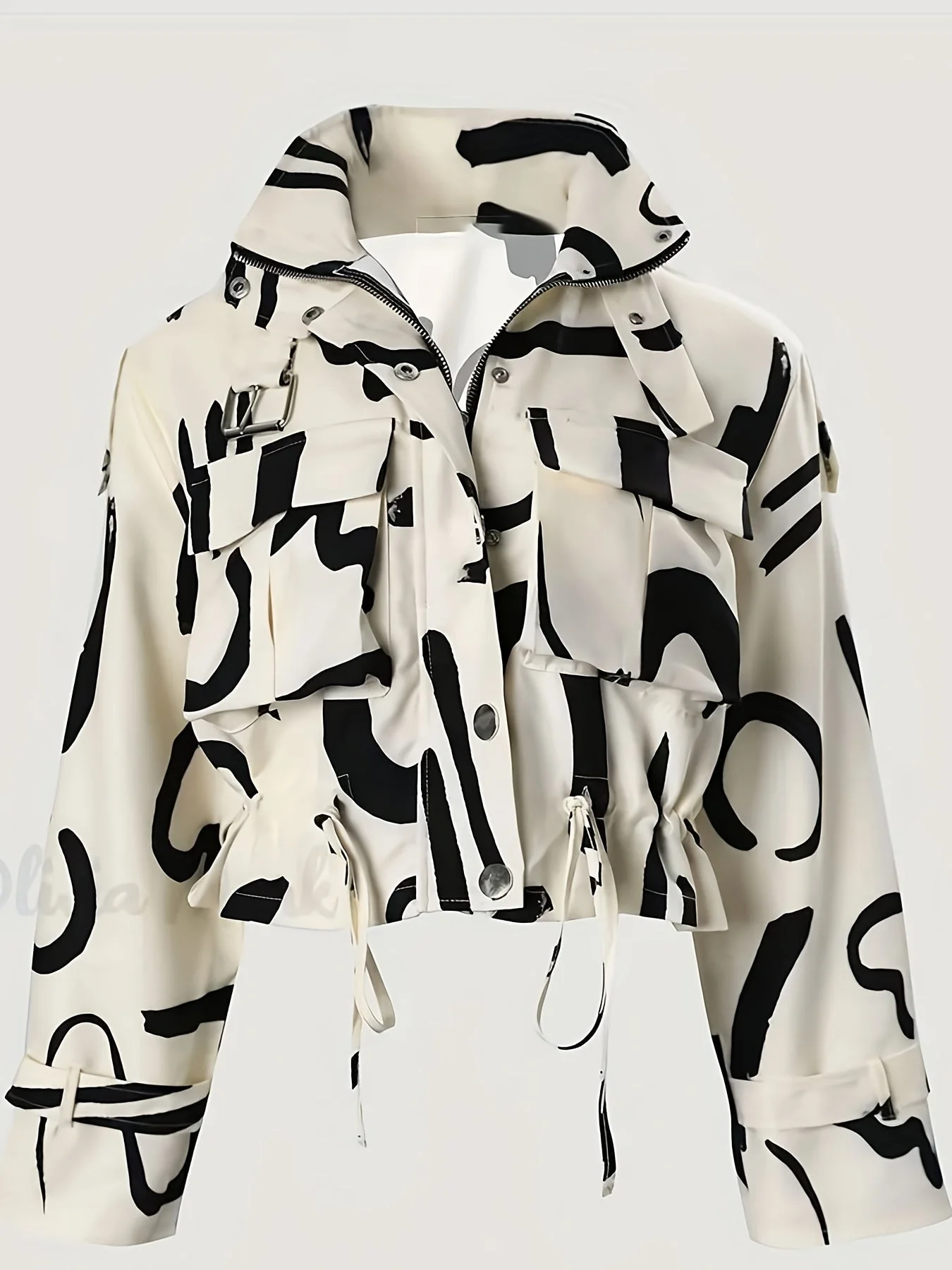 Elegante Jacke mit Stehkragen für Damen